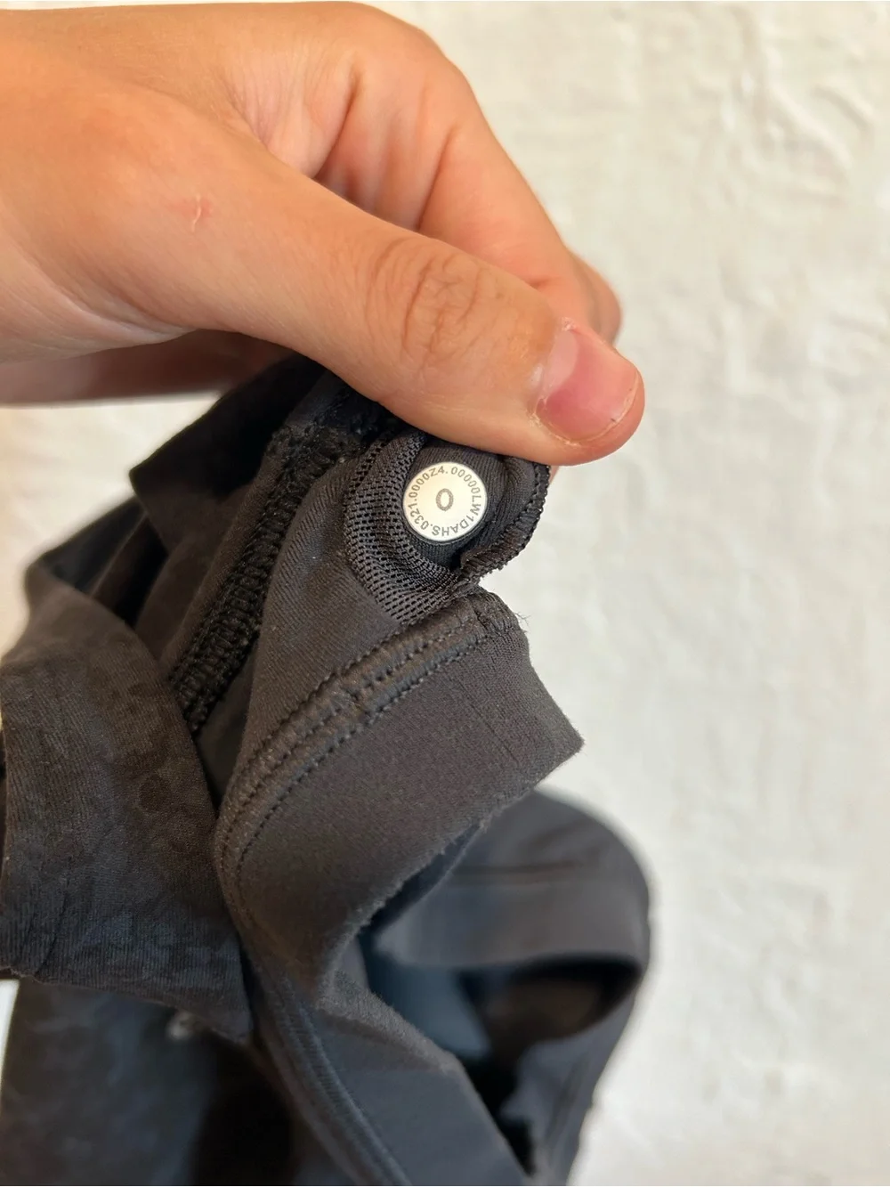lululemon Align Black Patterned V-Neck Crop Tank